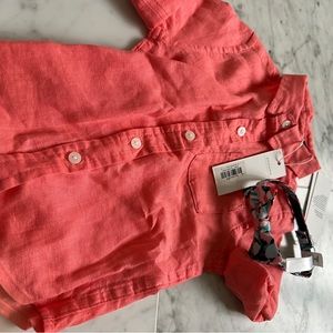 12-18 mo shirt and bow tie